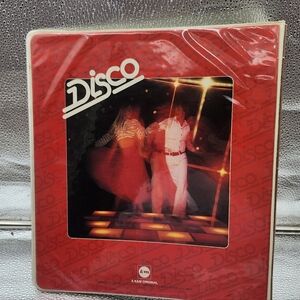 Vintage Disco Dancing 3 Ring Notebook Binder 1970's
